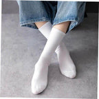 Men's Black and White Crew Socks 5-Pair Pack
