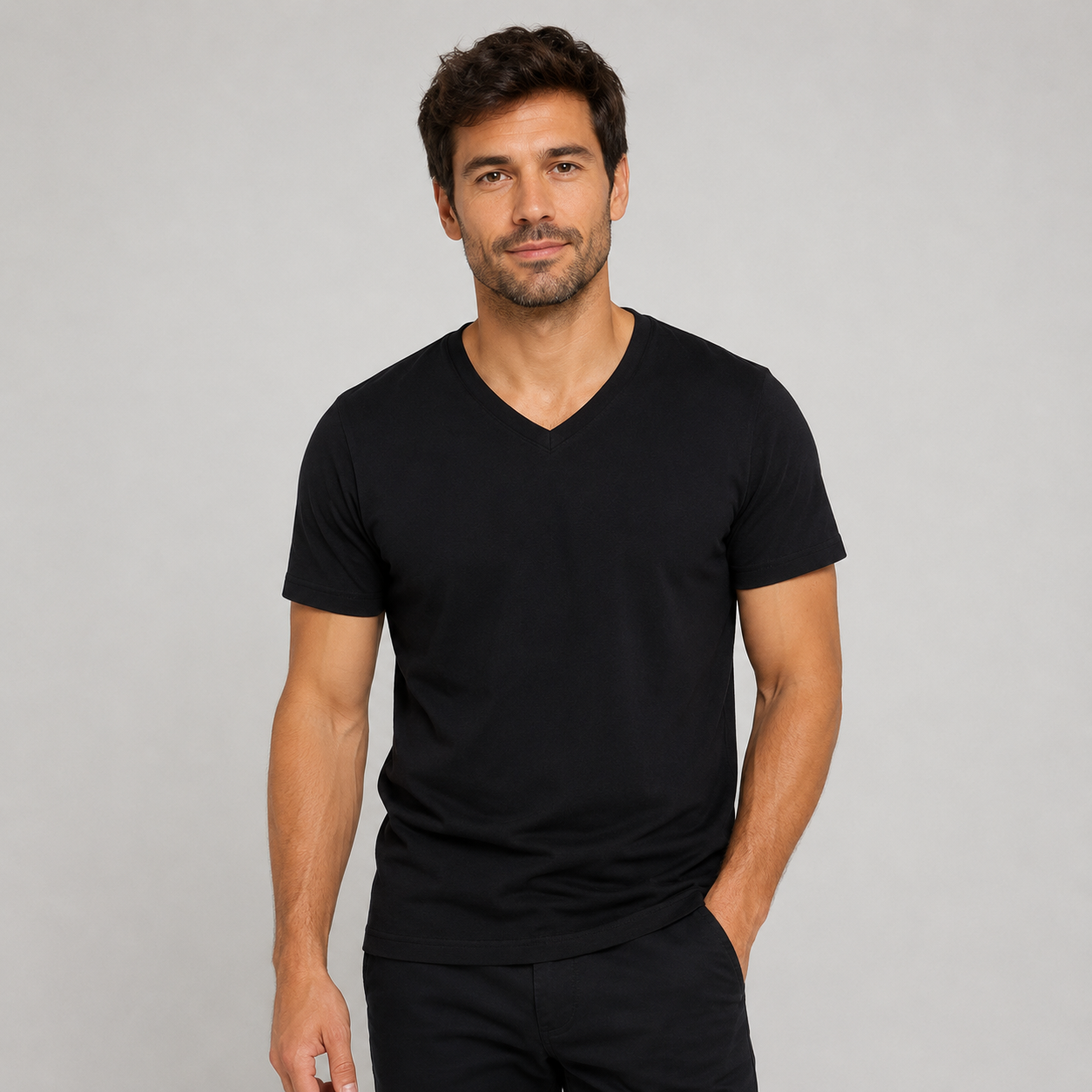 Le T-shirt Col V