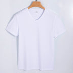 Mens Double-Sided Mercerized Cotton T-Shirt