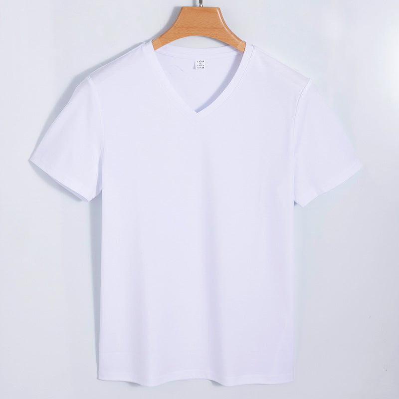 Mens Double-Sided Mercerized Cotton T-Shirt