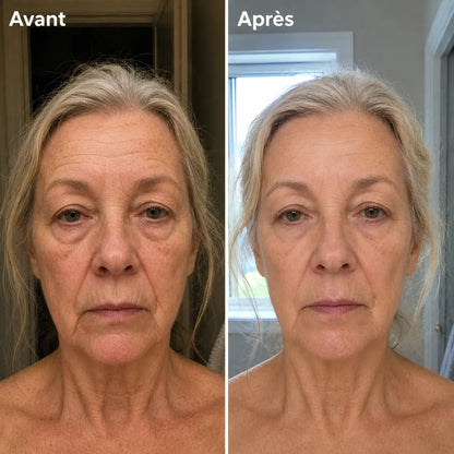 Rides atténuées, peau plus ferme en 4 semaines