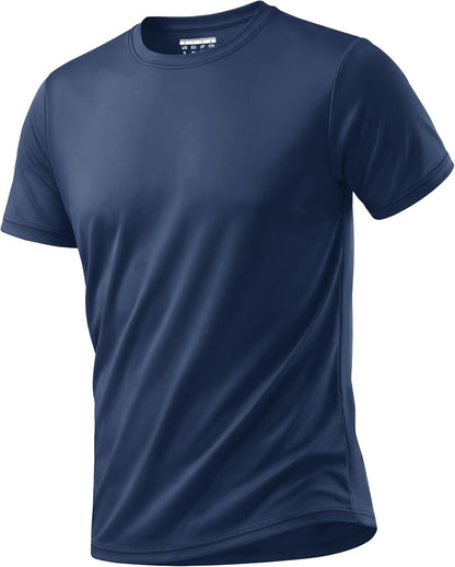 Men's Solid Color Round-Neck Top