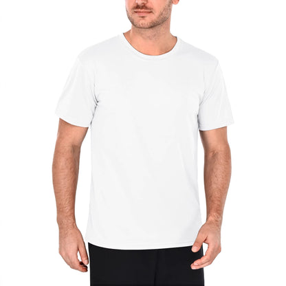 Men's Solid Color Round-Neck Top
