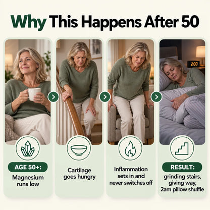 Calm the Grinding, Stiff, Bone-on-Bone Knee Pain in 15 Minutes, Without a Single Side Effect, Or Your Money Back
