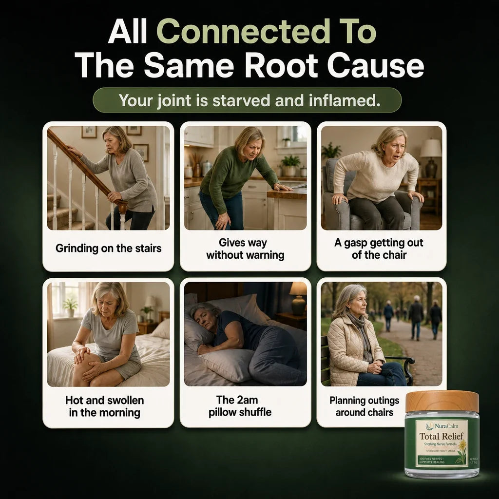 Calm the Grinding, Stiff, Bone-on-Bone Knee Pain in 15 Minutes, Without a Single Side Effect, Or Your Money Back